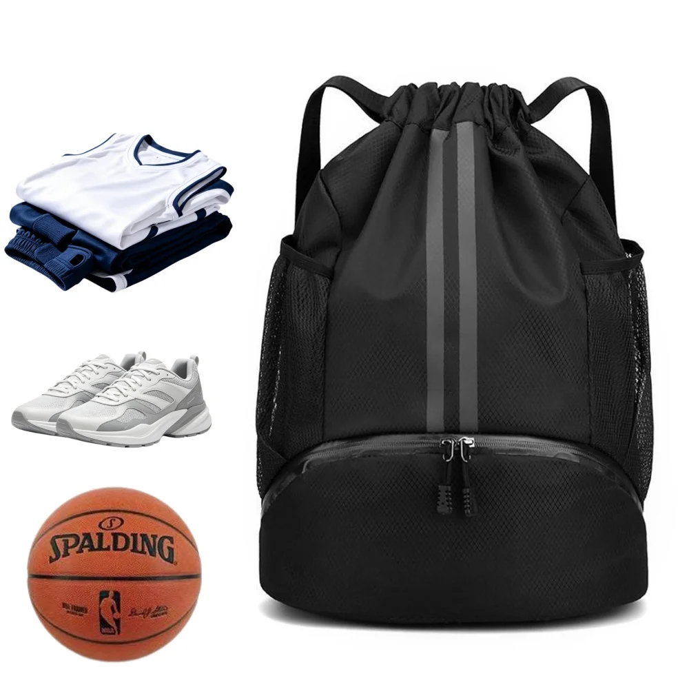 Sneakers - Drawstring Sports Backpack,Lightweight Gym Bag with
