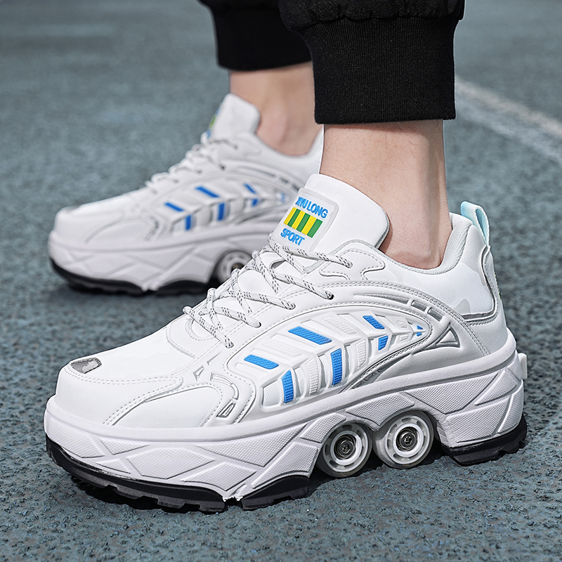 Running Shoes - 2026 Unisex Roller Skates Large Four-Wheel