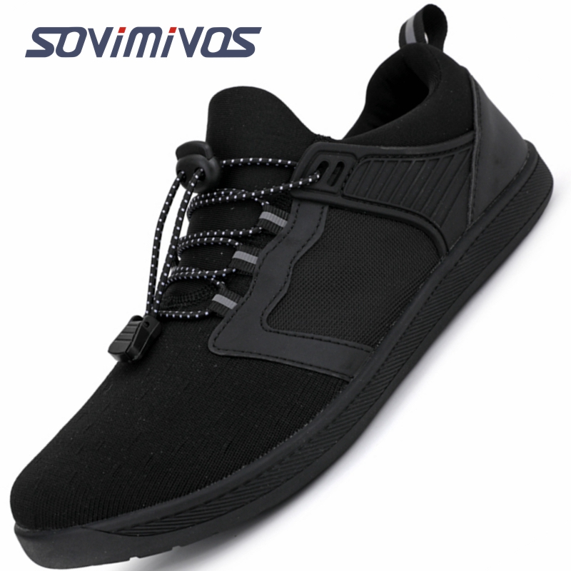 Wide Toe Box Running Sneakers - Mens Barefoot Shoes Zero Drop Minimalist