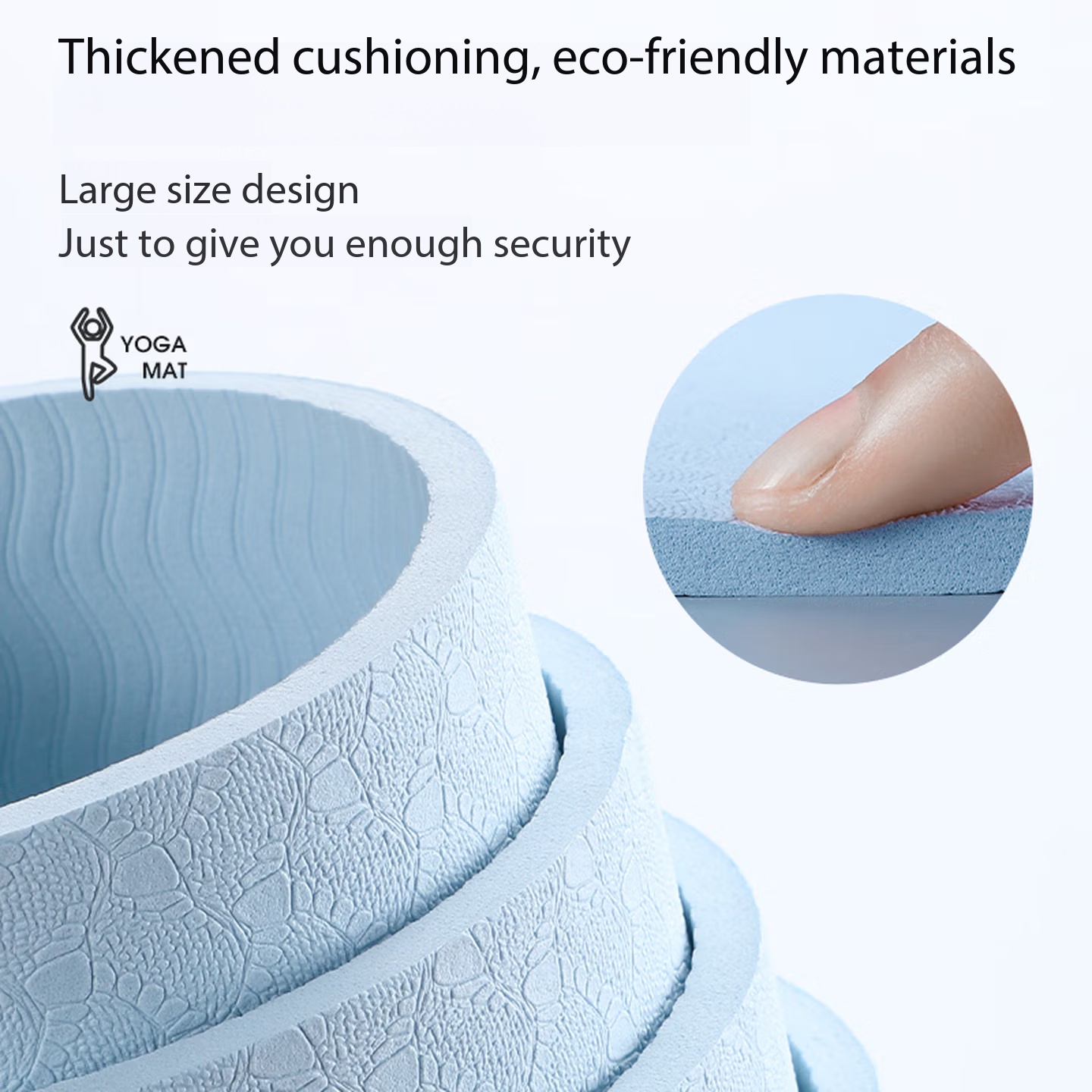 Shock Absorbing Gym Trainers - Thick Non‑Slip Shock Absorbing Mat Noise