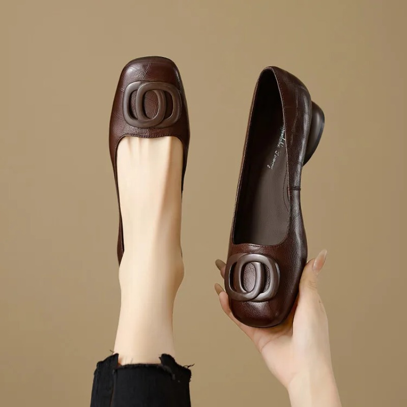 Women'S Shoes - French Style Women Shoes Pumps Leather