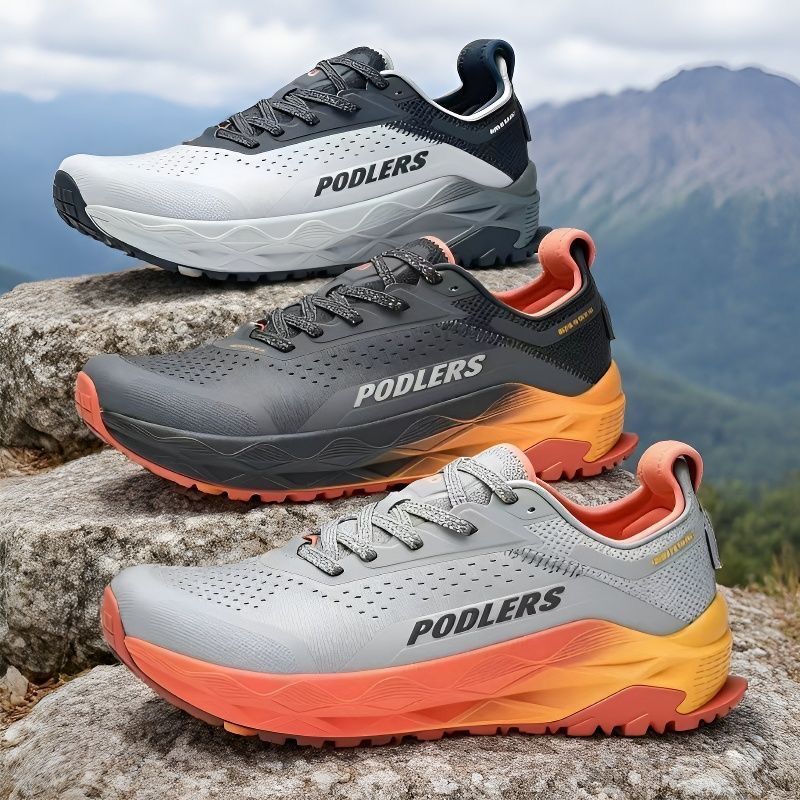 Anti Slip Trail Running Sneakers - Original Brand Comfortable Wide Last Off-road