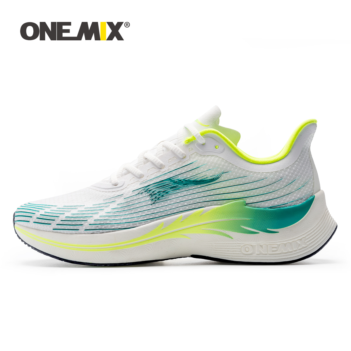 Reflective Night Running Shoes - ONEMIX Running Shoes for Men Breathable