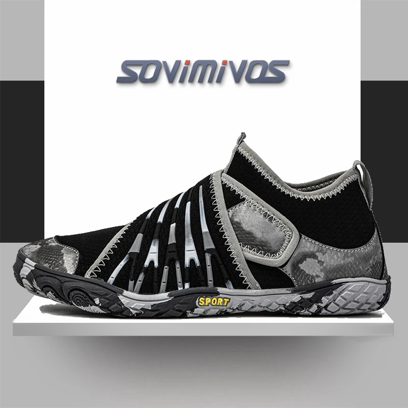 Wide Toe Box Running Sneakers - Men Barefoot Shoes Zero Drop Minimalist