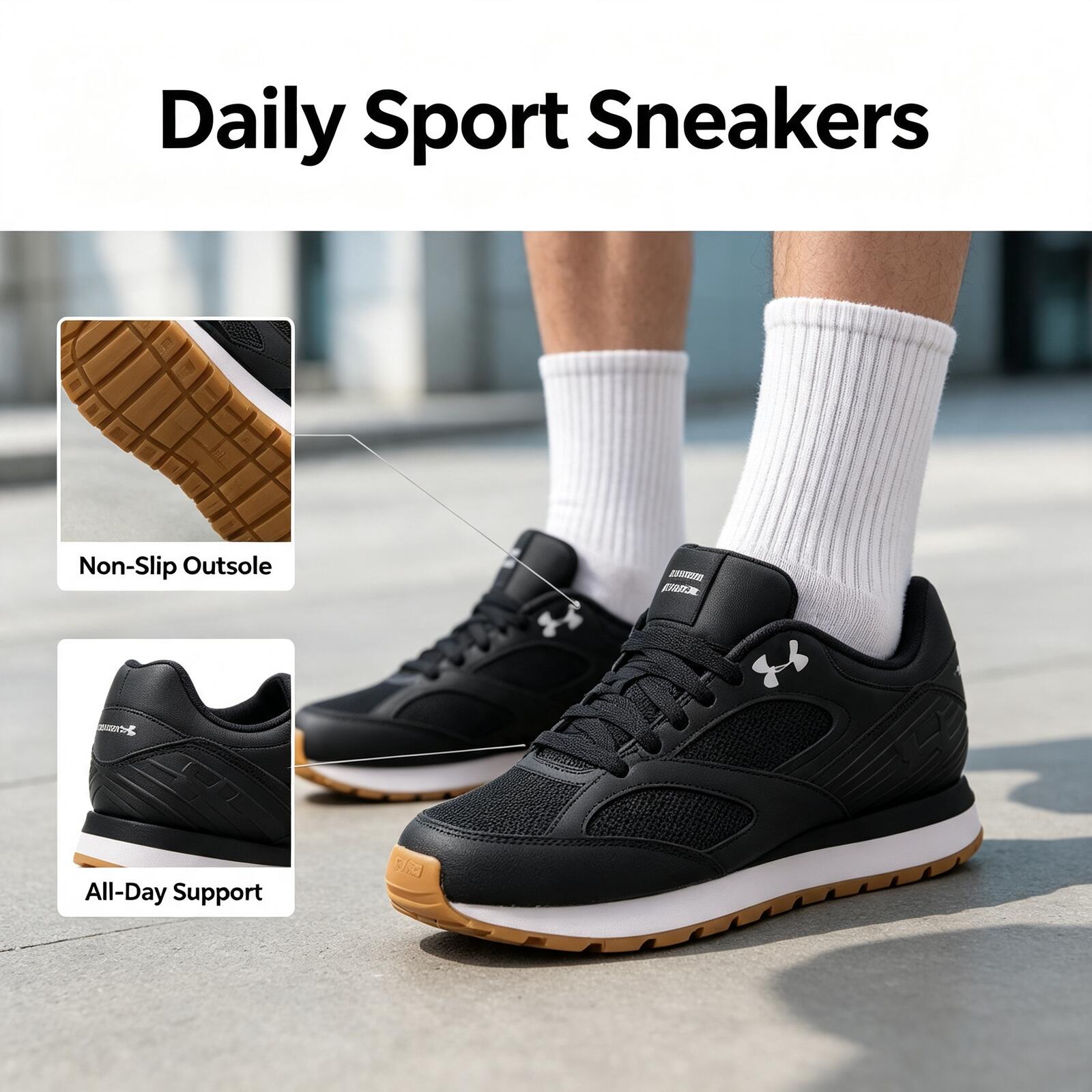 Air Cushion Jogger Shoes Men - Under Armour Jogger Minimalist, Versatile, Snug-Fit,