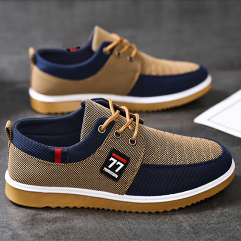New Fashionable Trendy Men's S - огляд і ціна Knit Fabric Lace Up Sneakers