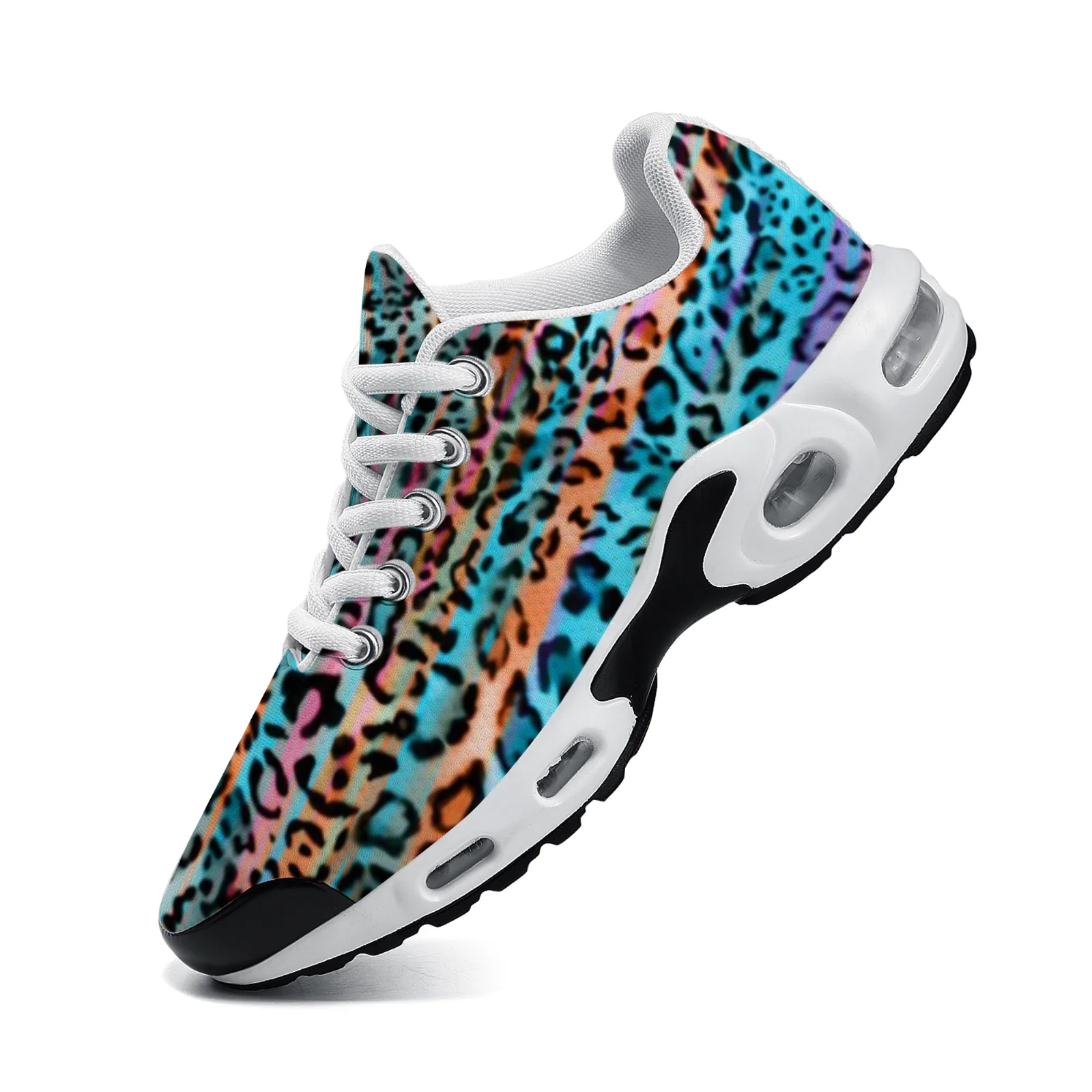 Customizable blue leopard prin - огляд і ціна Breathable Mesh Athletic Shoes