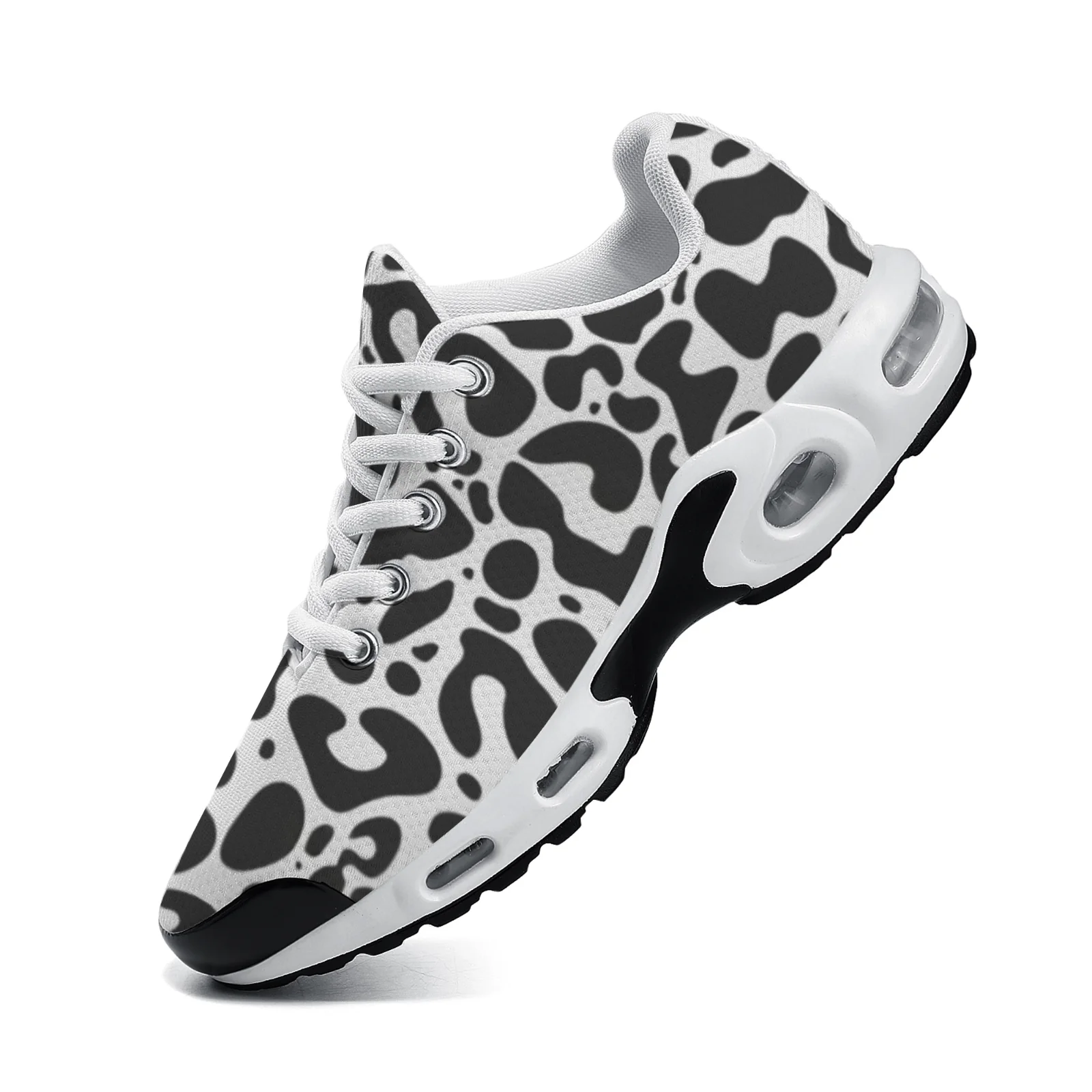 Customizable black leopard pri - огляд і ціна Breathable Mesh Athletic Shoes
