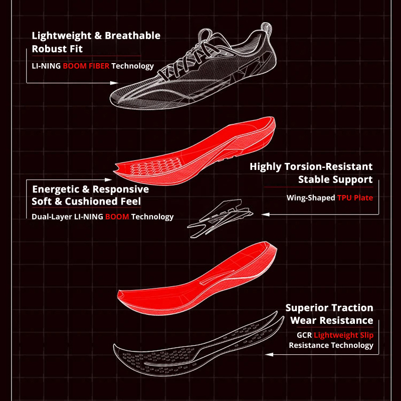 Li-Ning Women's RED HARE 9 PRO - огляд і ціна Reflective Night Running Shoes