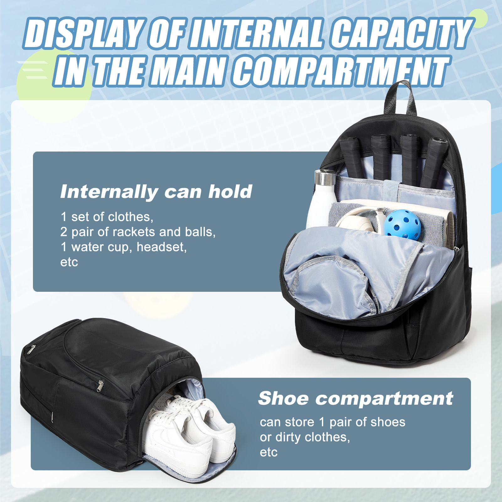 Tennis Bag Tennis Backpack 2 R - огляд і ціна Women'S Shoes