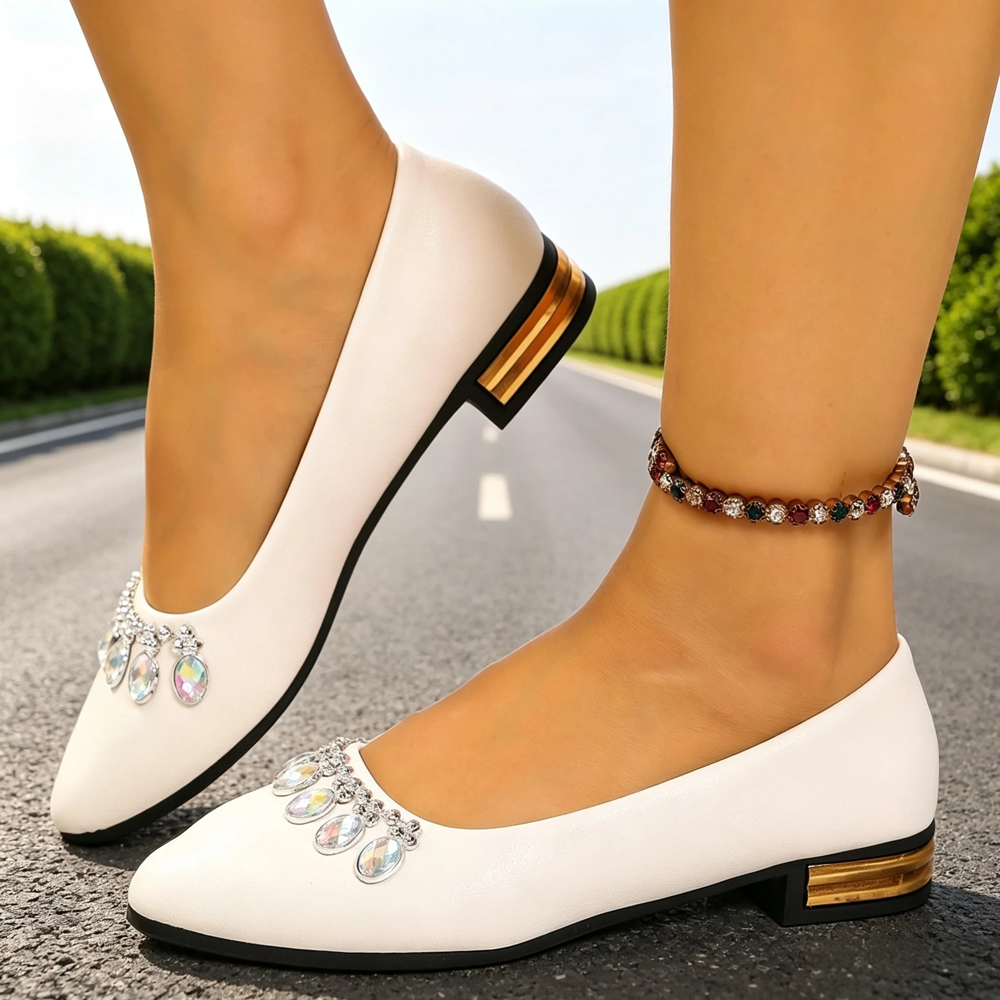 Women Flats Pointed Toe Ballet - огляд і ціна Women'S Shoes