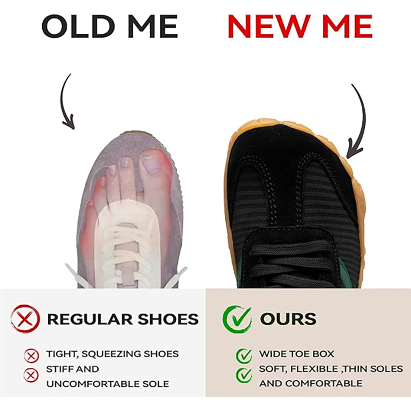 Hike Barefoot Shoes Sneakers f - огляд і ціна Wide Toe Box Running Sneakers