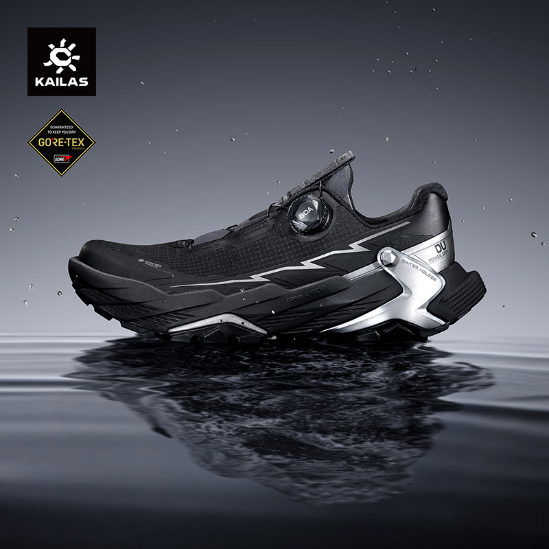 KAILAS FUGA BLACK SOLITUDE DU  - огляд і ціна Waterproof Goretex Running Shoes