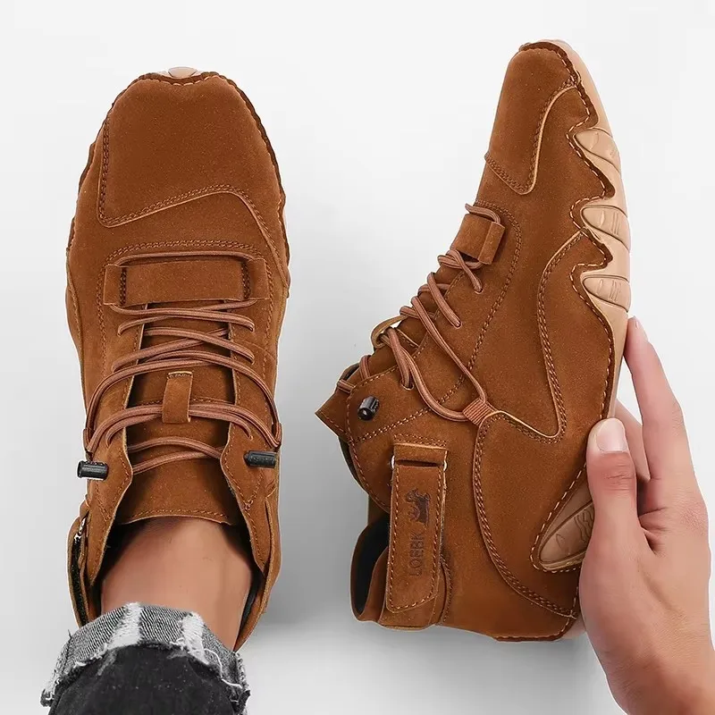 Men's New Leather Design Shoes - огляд і ціна Waterproof Goretex Running Shoes