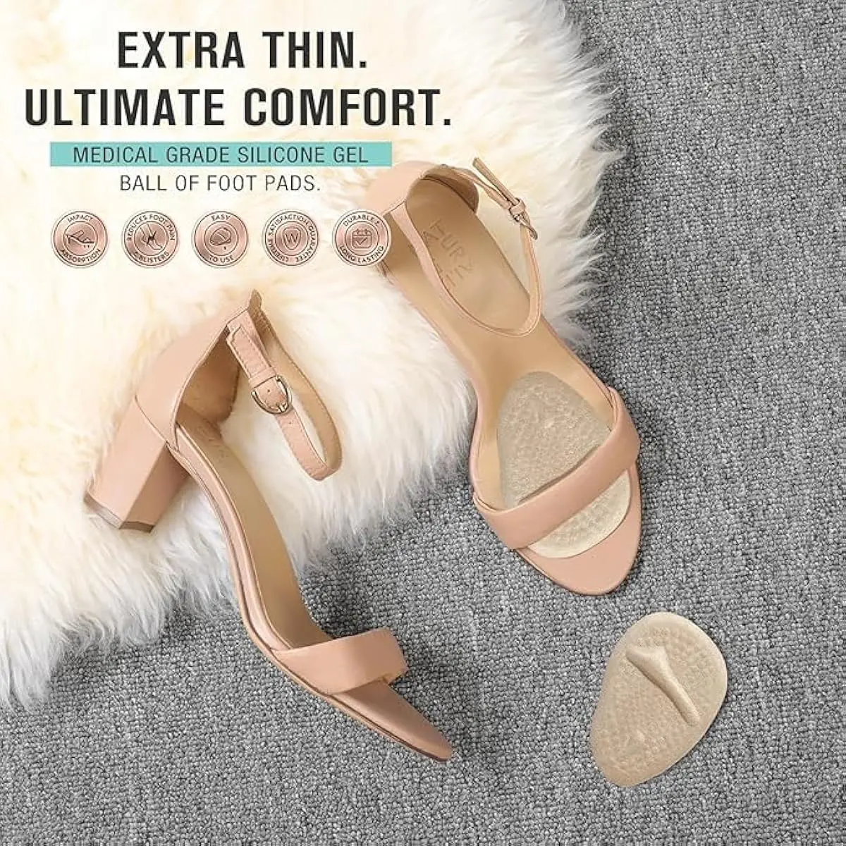 2 Sets Heel Pads, Ball of Foot - огляд і ціна Women'S Shoes