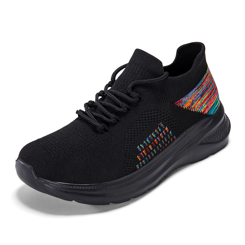 Breathable Mesh Sock Sneakers  - огляд і ціна Knit Fabric Lace Up Sneakers