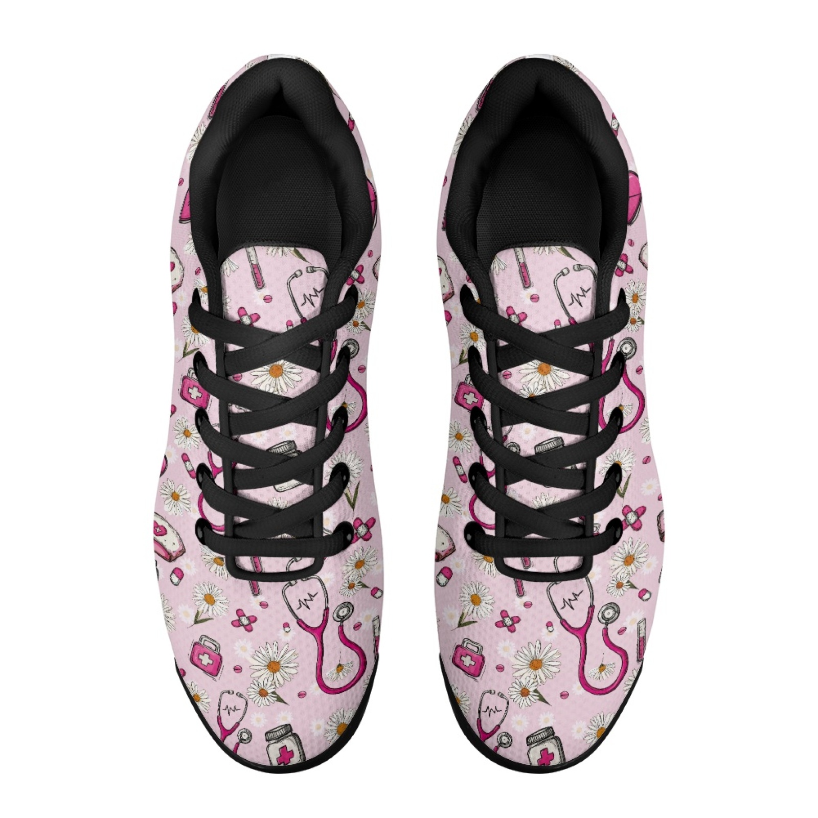 PENSTROLL Pink Daisy Hearts So - огляд і ціна Air Cushion Jogger Shoes Men