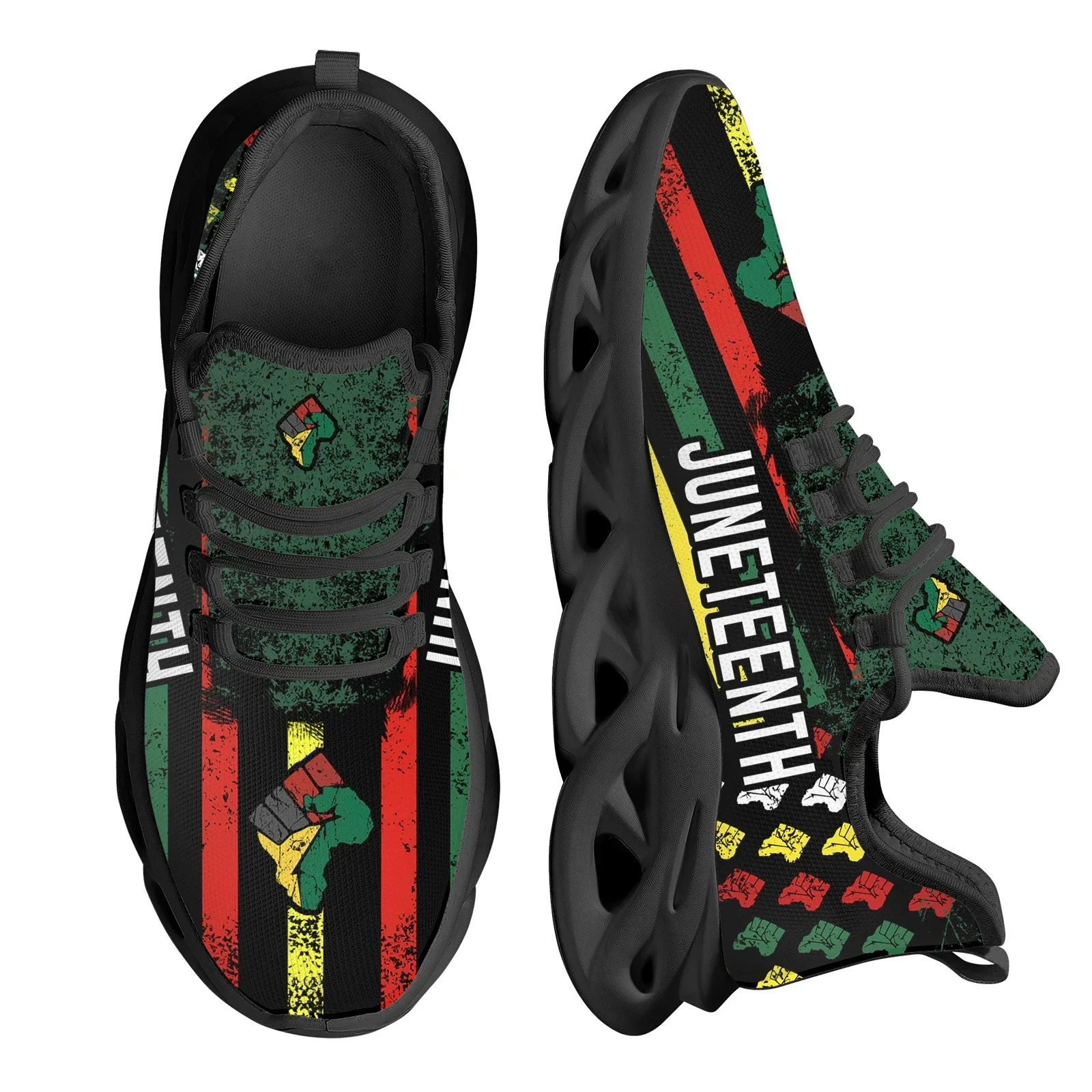 Juneteenth Peace and Love Prin - огляд і ціна Breathable Mesh Athletic Shoes