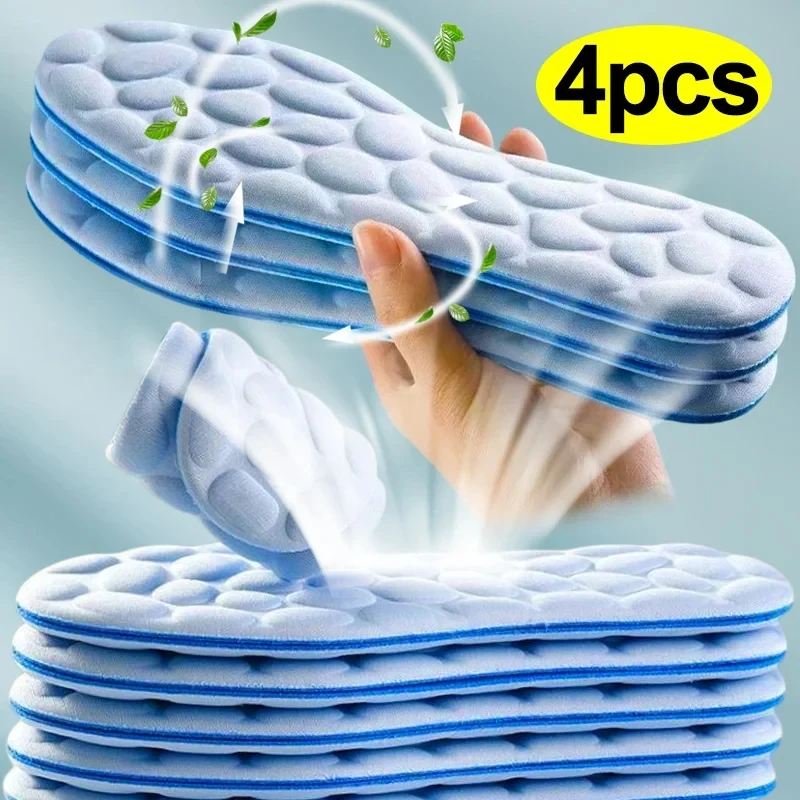 2/4pcs Soft Massage Memory Foa - огляд і ціна Breathable Mesh Athletic Shoes