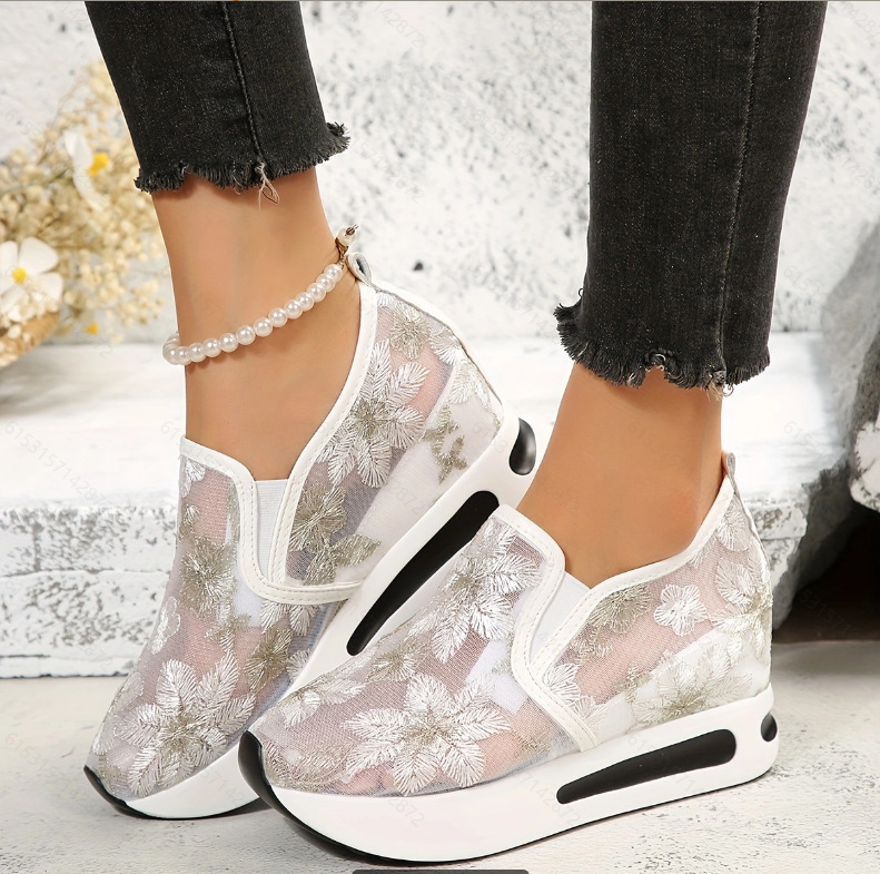 Lace Flats Platform Women Spor - огляд і ціна Breathable Mesh Athletic Shoes