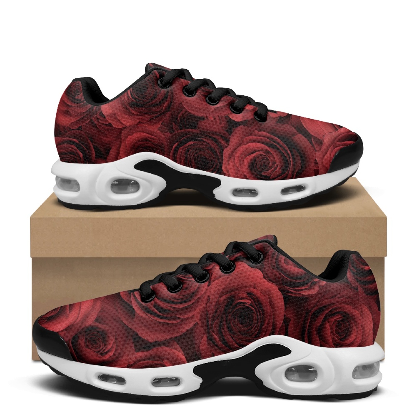 PENSTROLL Full Red Rose Air Cu - огляд і ціна Air Cushion Jogger Shoes Men